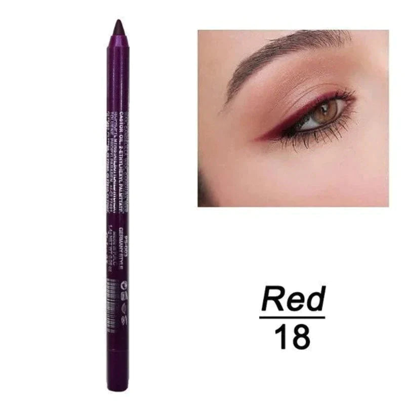 💄 50% RABATT! 🎨 14er-Set Wasserfeste Farbige Gel-Liner – Metallic & Glänzendes Finish, Verwischfest & Perfekt Für Kreative Looks ✨