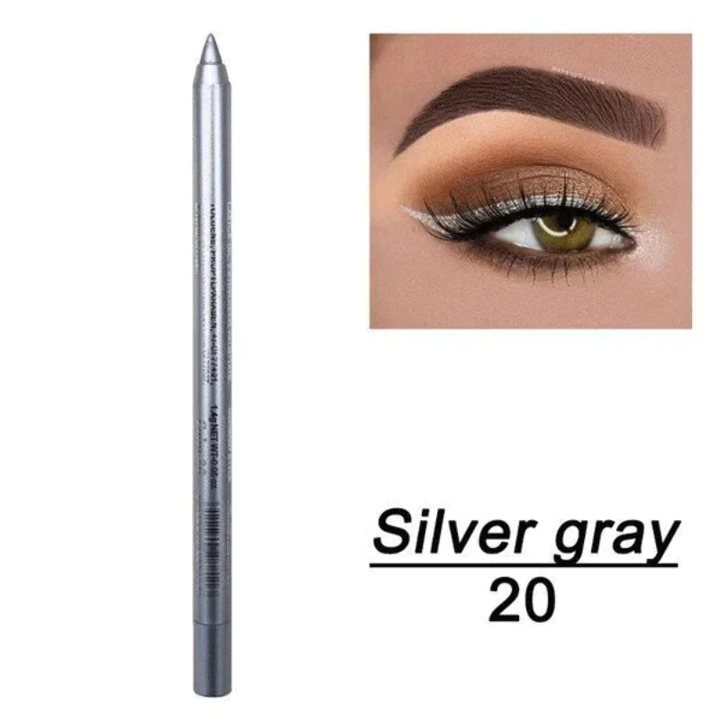 💄 50% RABATT! 🎨 14er-Set Wasserfeste Farbige Gel-Liner – Metallic & Glänzendes Finish, Verwischfest & Perfekt Für Kreative Looks ✨