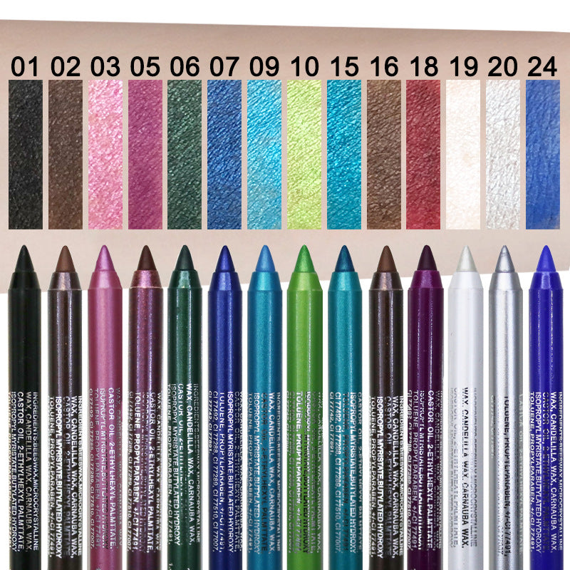 💄 50% RABATT! 🎨 14er-Set Wasserfeste Farbige Gel-Liner – Metallic & Glänzendes Finish, Verwischfest & Perfekt Für Kreative Looks ✨