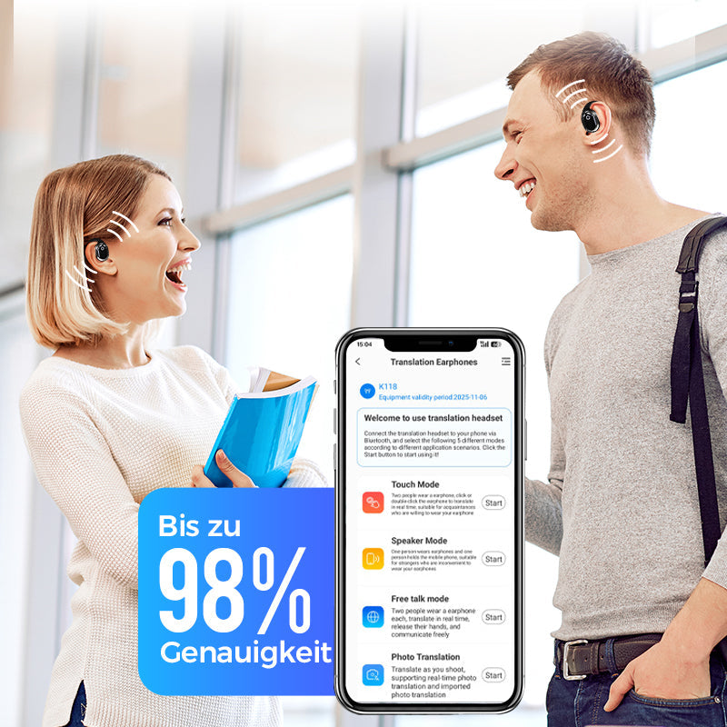 🔥Neujahrsaktion 66% Rabatt🔥🎧AI-Sprachübersetzung Bluetooth-Kopfhörer