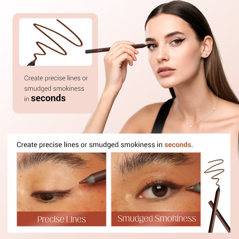 👁️ KAUFE 1, ERHALTE 1 GRATIS! 💜 Wasserfester & Langanhaltender Gel-Eyeliner – Wischfest, Präzise Linien & Intensive Farbe ✨
