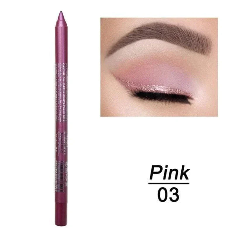 💄 50% RABATT! 🎨 14er-Set Wasserfeste Farbige Gel-Liner – Metallic & Glänzendes Finish, Verwischfest & Perfekt Für Kreative Looks ✨