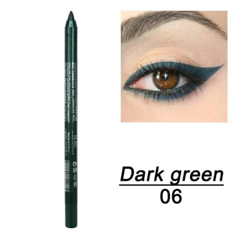 💄 50% RABATT! 🎨 14er-Set Wasserfeste Farbige Gel-Liner – Metallic & Glänzendes Finish, Verwischfest & Perfekt Für Kreative Looks ✨