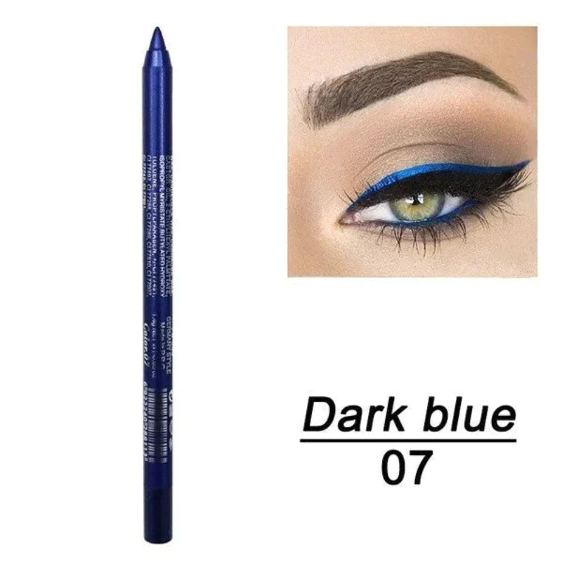 💄 50% RABATT! 🎨 14er-Set Wasserfeste Farbige Gel-Liner – Metallic & Glänzendes Finish, Verwischfest & Perfekt Für Kreative Looks ✨