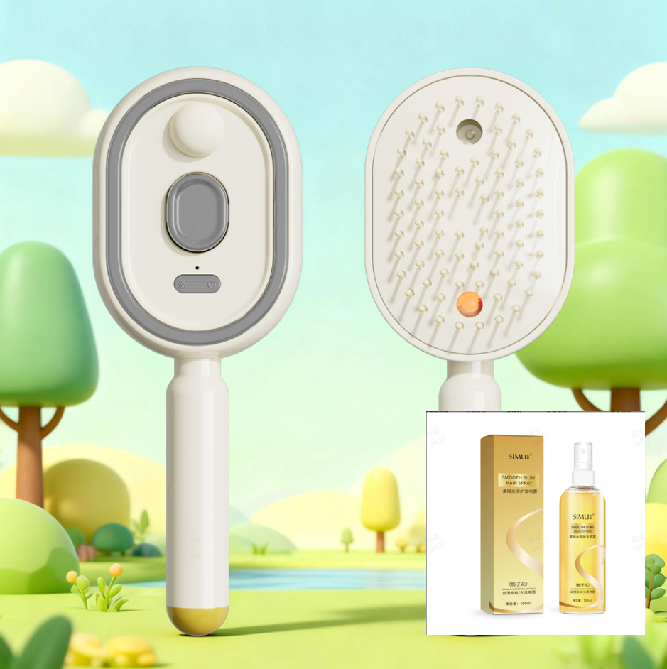 🧴Elektrische Sprüh- und Massage-Haarbürste💆♀️✨